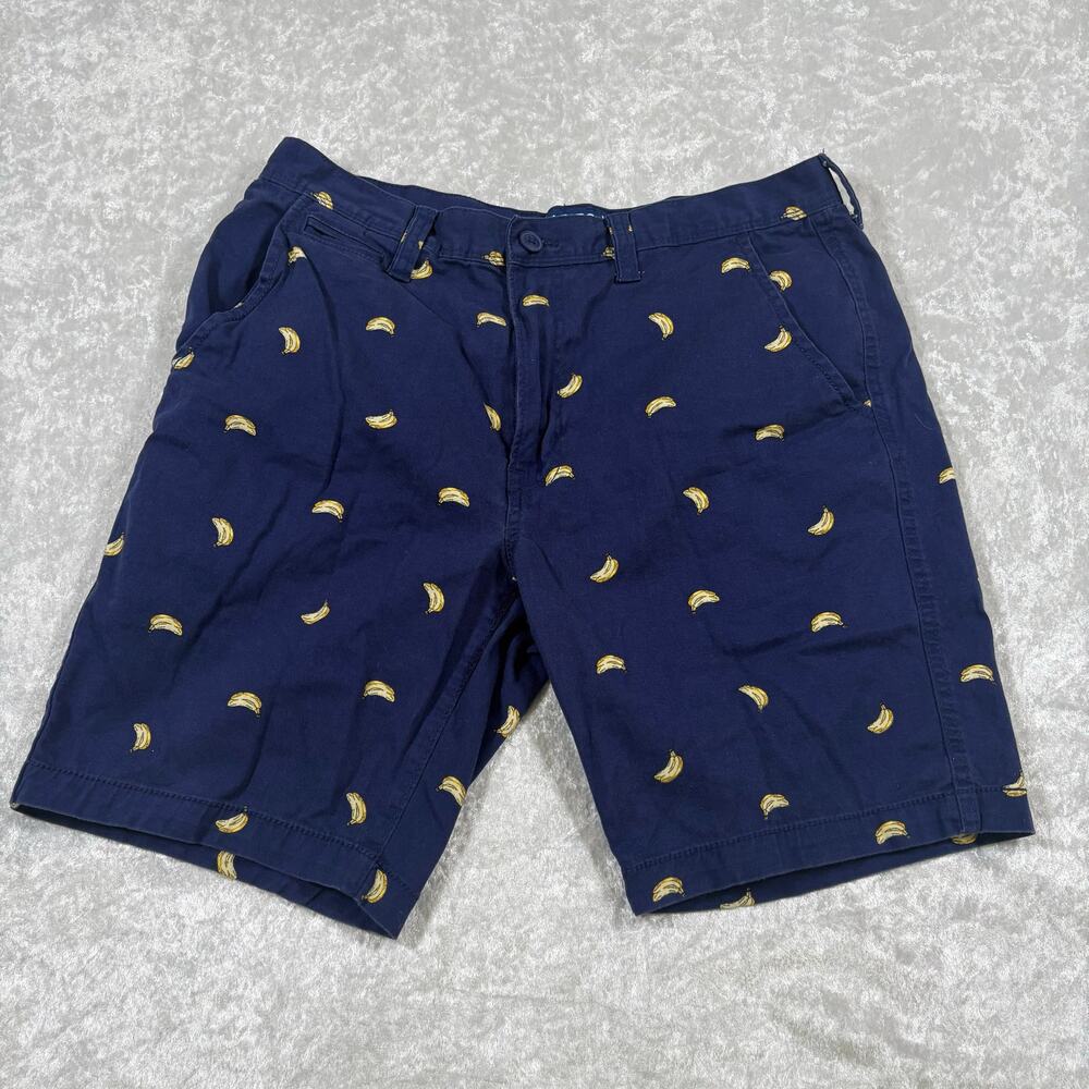 Arizona Jean Co Mens Banana Blue Flex Shorts Waist 36
